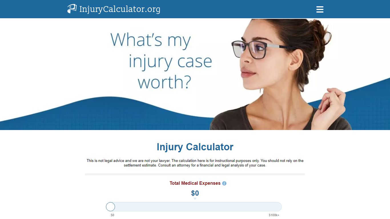 Personal Injury Calculator - What Is Your Case Worth?